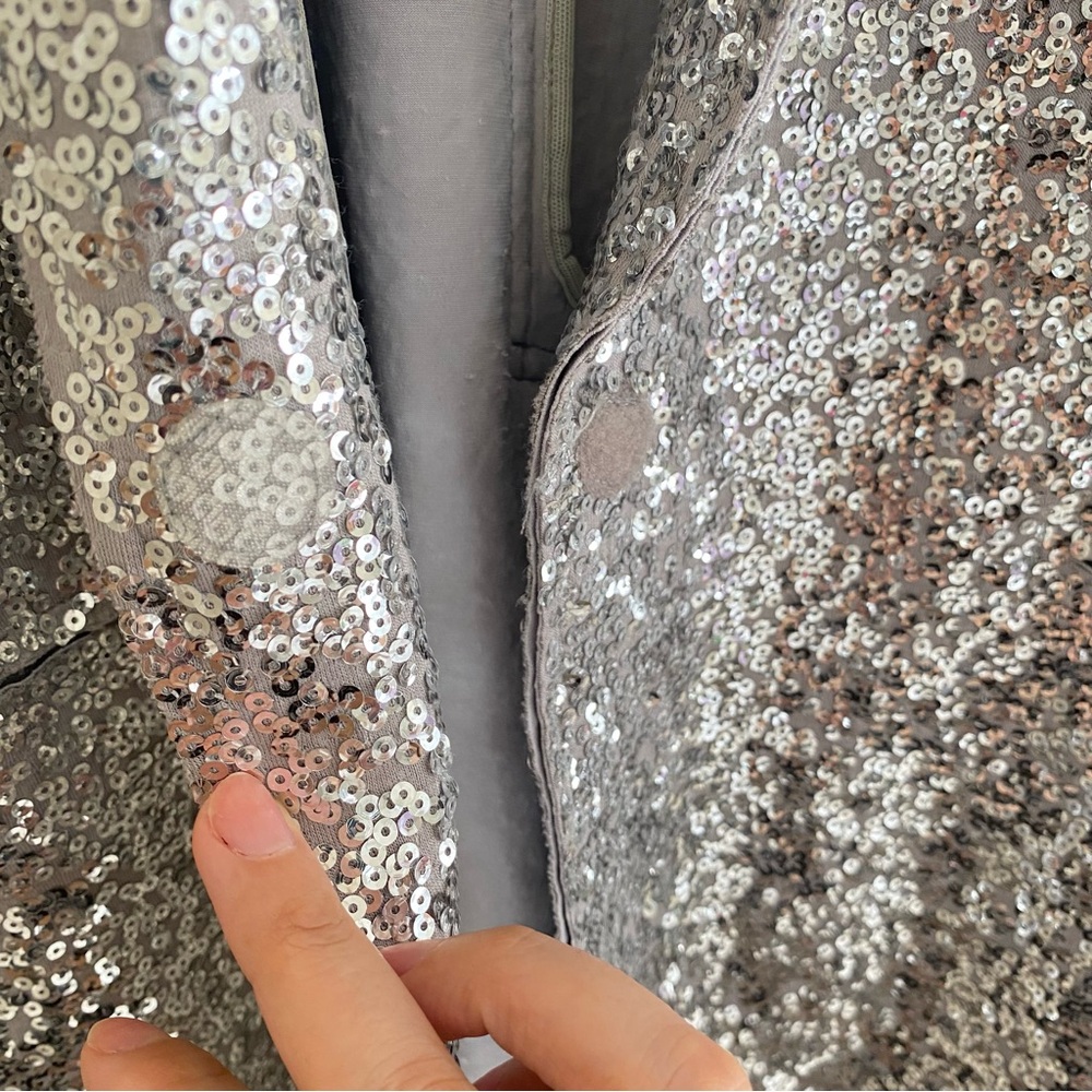 Norma Kamali Sequins Open Jacket - image 5